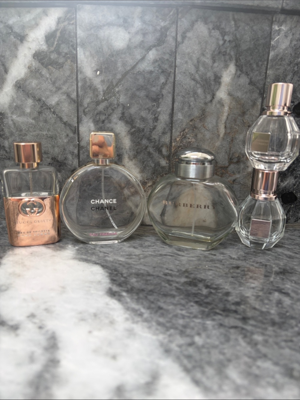Empty Fragrance Bottles -For display or collection purposes